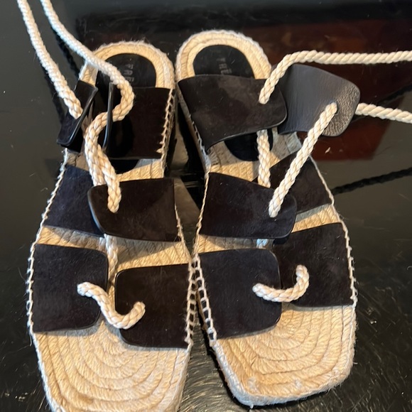 Freda Salvador Women's Lucy Espadrille Ankle Tie Sandals Size 9 NEW - Picture 5 of 6